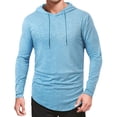 thumbnail image 1 of Men's Solid Thick Pocket Jacket Open Front Full-Zip Down Jacket Comfort Casual Warm Sweaters Blazer Wind Resistant Windbreaker Sweater Jacket With Pockets, 1 of 6