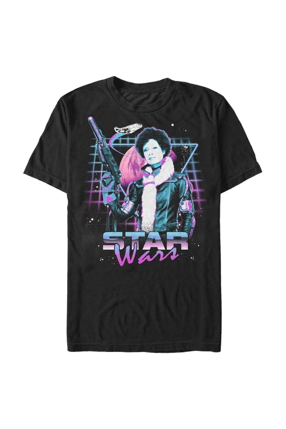 Men's Solo: A Star Wars Story 80's Vibe Val Graphic Tee Black Medium