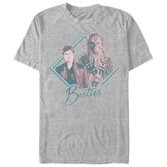 Men's Solo: A Star Wars Story Besties Triangle  Graphic Tee Athletic Heather Medium