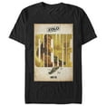 thumbnail image 1 of Men's Solo: A Star Wars Story Chewie Movie Poster  Graphic Tee Black 3X Large, 1 of 4