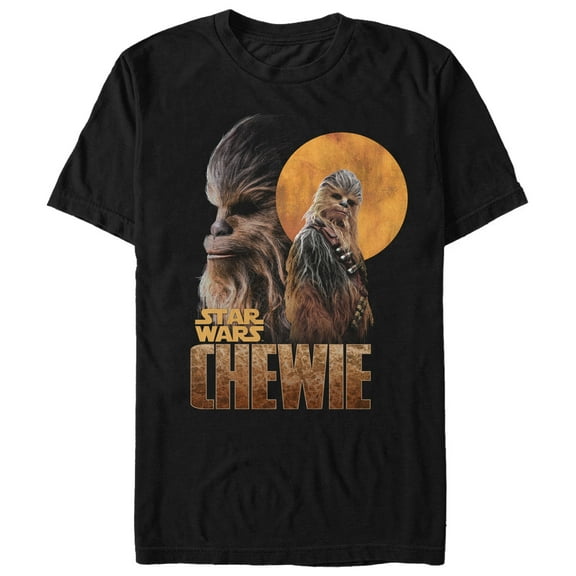 Men's Solo: A Star Wars Story Chewie View  Graphic Tee Black X Large