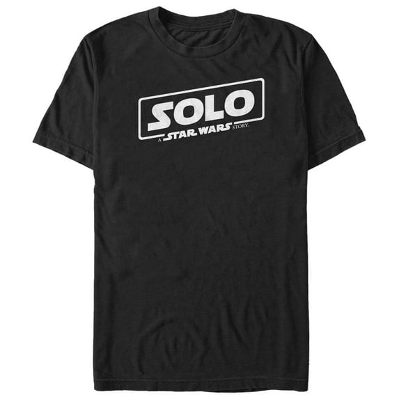 Men's Solo: A Star Wars Story Classic Logo Graphic Tee Black 5X Large