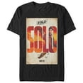 thumbnail image 1 of Men's Solo: A Star Wars Story Han Name Poster Graphic Tee Black 5X Large, 1 of 4
