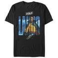 thumbnail image 1 of Men's Solo: A Star Wars Story Lando Movie Poster  Graphic Tee Black Small, 1 of 4