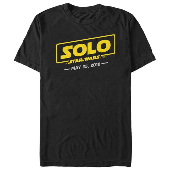 Men's Solo: A Star Wars Story Logo Scrawl  Graphic Tee Black Large