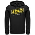 thumbnail image 1 of Men's Solo: A Star Wars Story Logo Scrawl Pull Over Hoodie Black X Large, 1 of 3