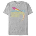 thumbnail image 1 of Men's Solo: A Star Wars Story Made the Kessel Run Rainbow  Graphic Tee Athletic Heather Large, 1 of 4