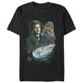 thumbnail image 1 of Men's Solo: A Star Wars Story Millennium Falcon Pilots Graphic Tee Black Large, 1 of 4