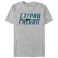 thumbnail image 1 of Men's Solo: A Star Wars Story Millennium Falcon Profile Graphic Tee Athletic Heather 3X Large, 1 of 4