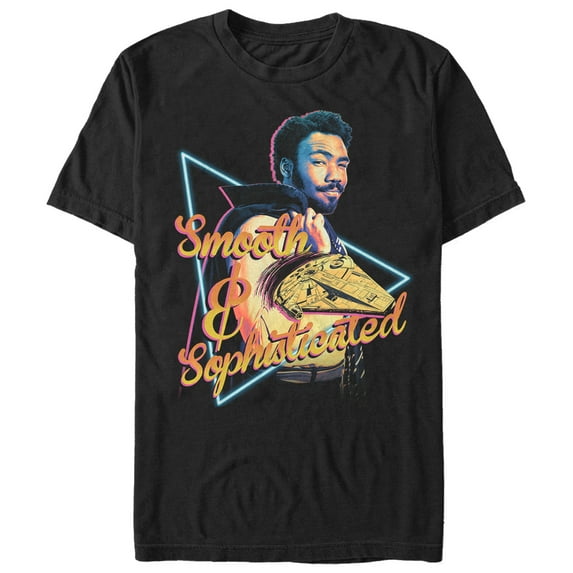 Men's Solo: A Star Wars Story Sophisticated Lando Graphic Tee Black Large