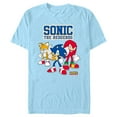 thumbnail image 1 of Men's Sonic the Hedgehog Action Pose Trio  Graphic T-Shirt, 1 of 4