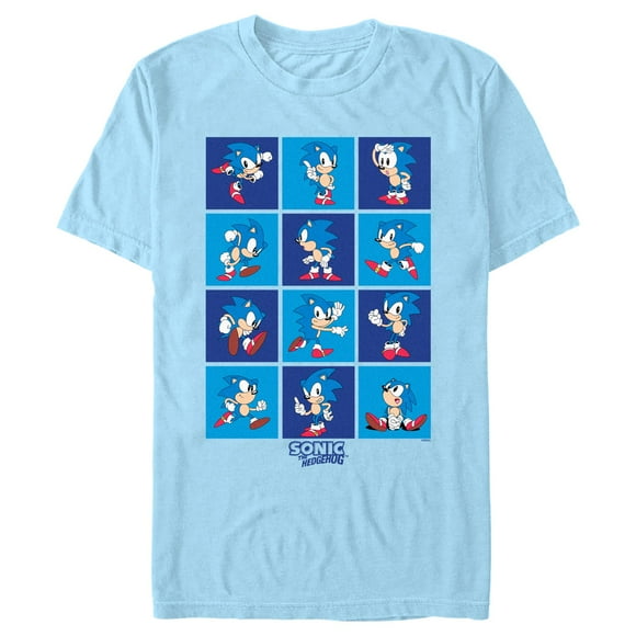 Men's Sonic the Hedgehog Classic Poses  Graphic T-Shirt