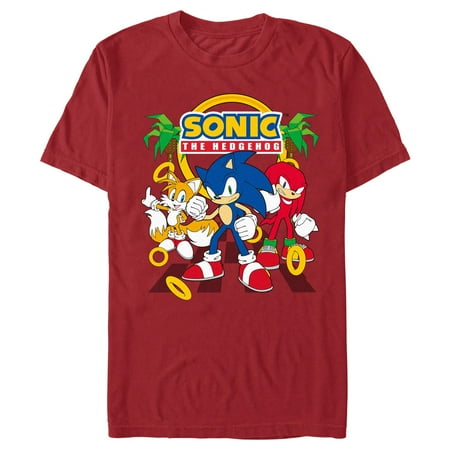 Men's Sonic the Hedgehog Classic Trio Pose Graphic T-Shirt