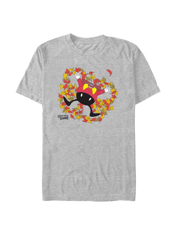 Men's Sonic the Hedgehog Dr Eggman Leaves Angel Graphic T-Shirt
