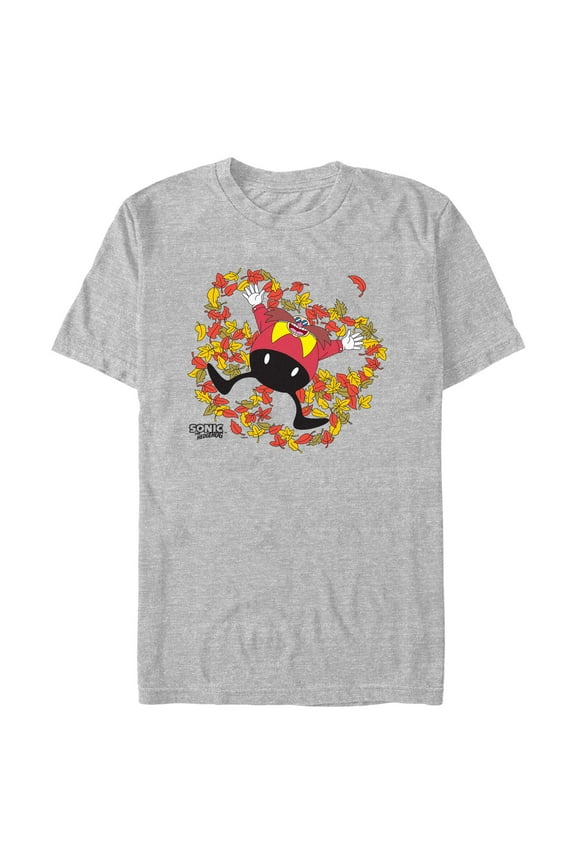Men's Sonic the Hedgehog Dr Eggman Leaves Angel Graphic T-Shirt