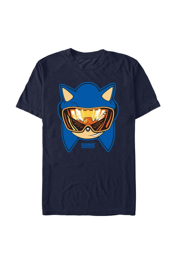 Men's Sonic the Hedgehog Dr. Eggman Reflection Graphic T-Shirt