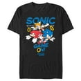 thumbnail image 1 of Men's Sonic the Hedgehog Game One Classic Trio  Graphic T-Shirt, 1 of 10