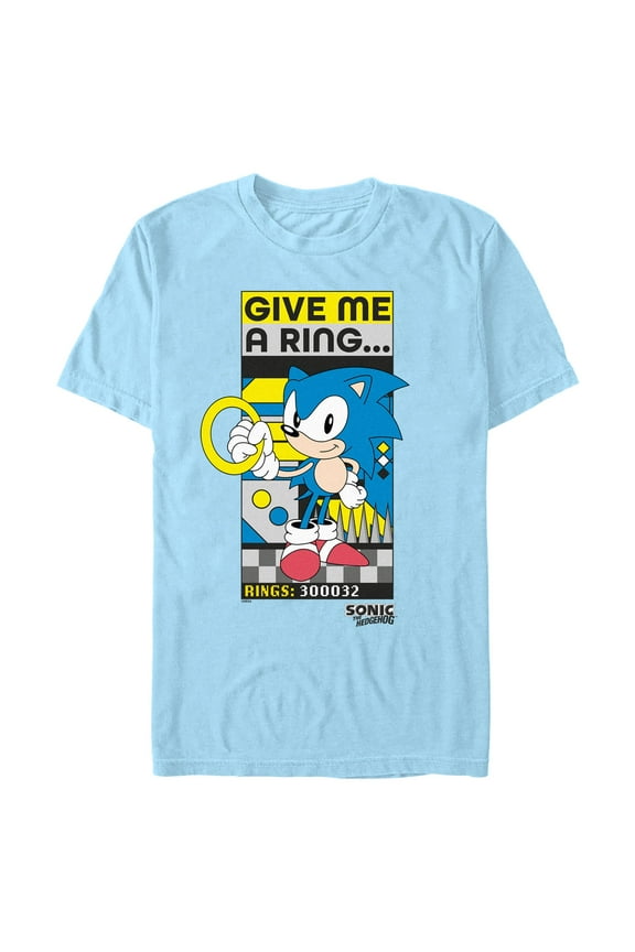 Men's Sonic the Hedgehog Give Me a Ring  Graphic T-Shirt