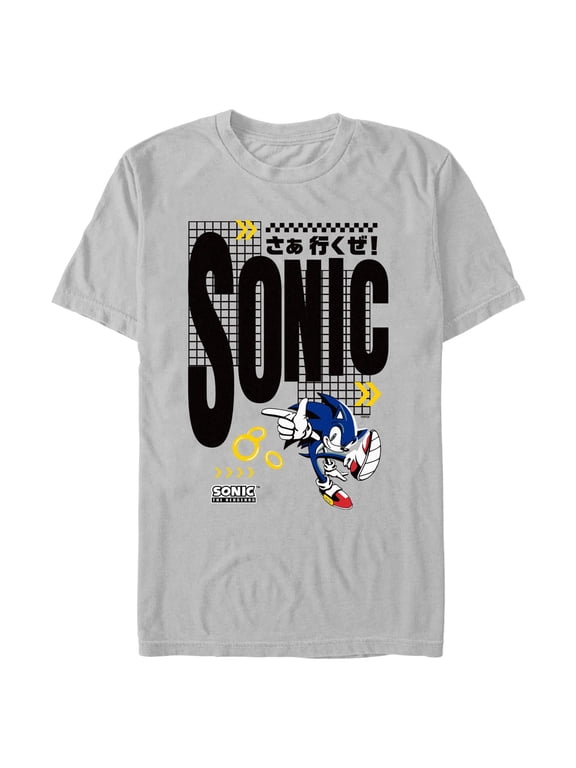 Men's Sonic the Hedgehog Grid Character Graphic T-Shirt