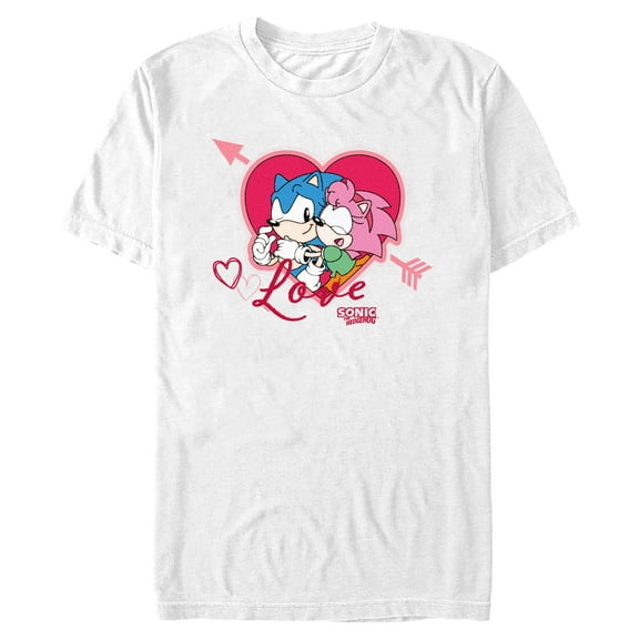 Men's Sonic the Hedgehog Heart Hug  Graphic T-Shirt