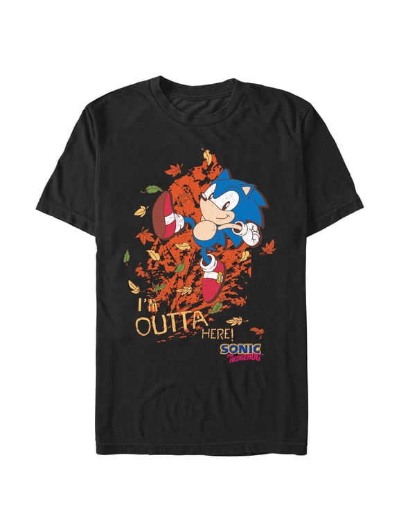 Men's Sonic the Hedgehog I'm Outta Here! Graphic T-Shirt