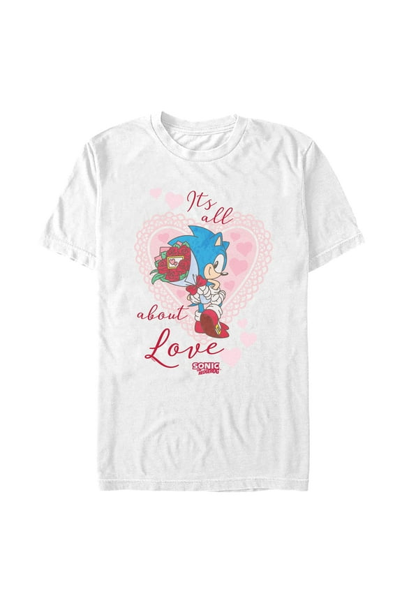 Men's Sonic the Hedgehog It's All About Love Graphic T-Shirt