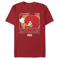 thumbnail image 1 of Men's Sonic the Hedgehog Knuckles Portrait  Graphic T-Shirt, 1 of 5