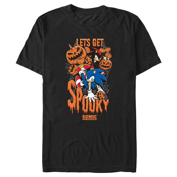 Men's Sonic the Hedgehog Let's Get Scary  Graphic T-Shirt
