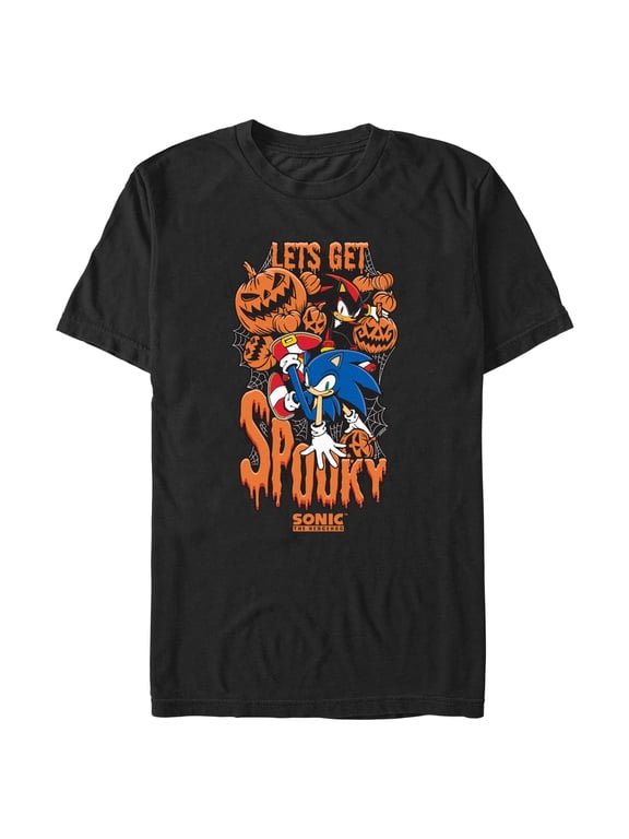 Men's Sonic the Hedgehog Let's Get Scary Graphic T-Shirt