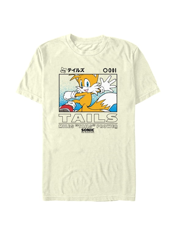 Men's Sonic the Hedgehog Miles Tails Portrait Graphic T-Shirt