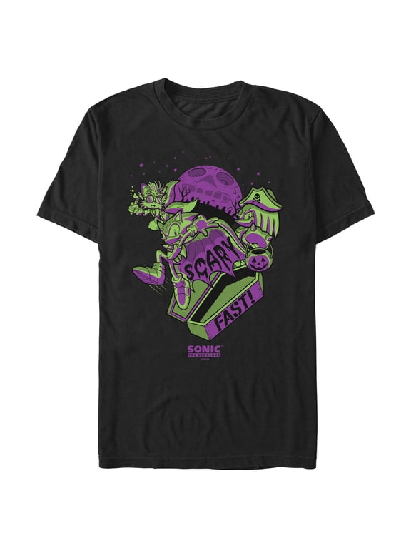 Men's Sonic the Hedgehog Scary Fast Trio Graphic T-Shirt