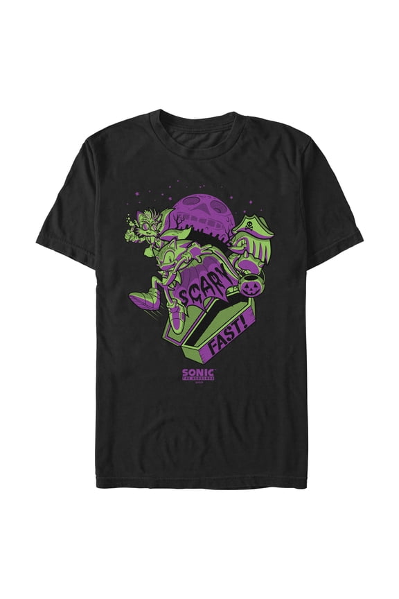 Men's Sonic the Hedgehog Scary Fast Trio Graphic T-Shirt