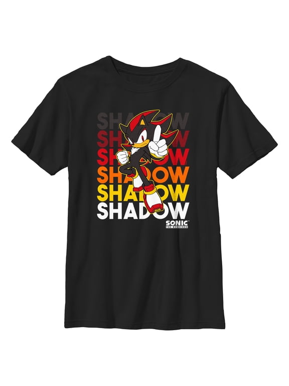 Boys Sonic the Hedgehog Shadow Stack T Shirt
