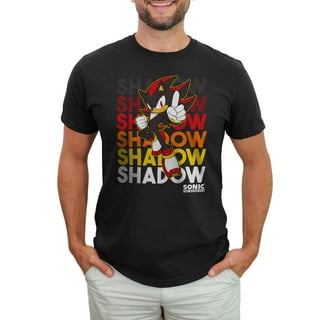 Sonic the Hedgehog Men's Shadow Stack Graphic T-Shirt,
