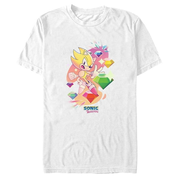 Men's Sonic the Hedgehog Super Chaos Emeralds Graphic T-Shirt