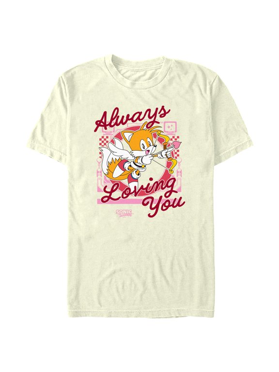 Men's Sonic the Hedgehog Tails Always Loving You Graphic T-Shirt