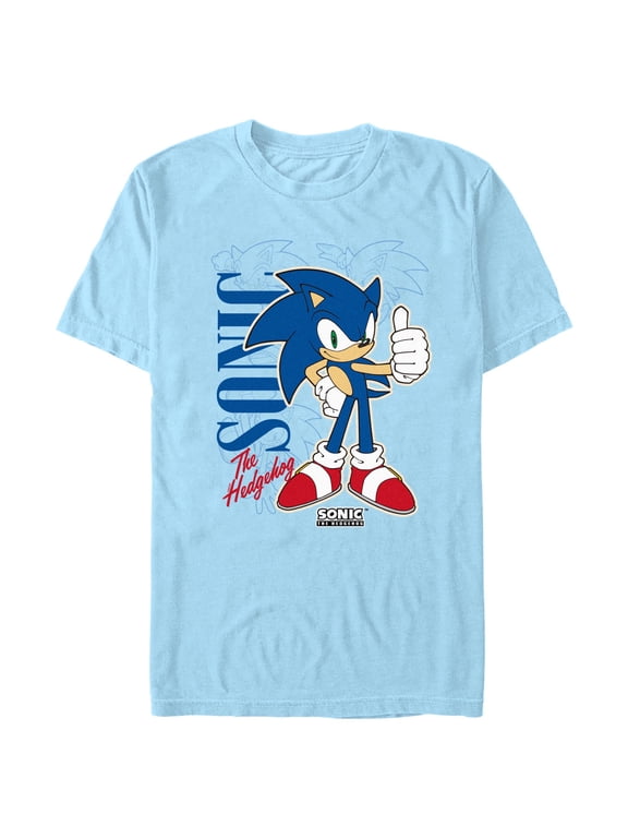 Men's Sonic the Hedgehog Thumbs Up Graphic T-Shirt
