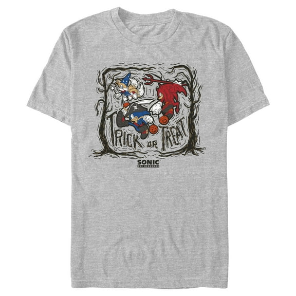 Men's Sonic the Hedgehog Trick or Treat Friends  Graphic T-Shirt
