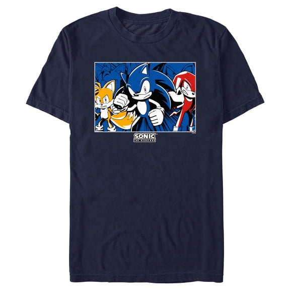 Men's Sonic the Hedgehog Trio Pose  Graphic T-Shirt