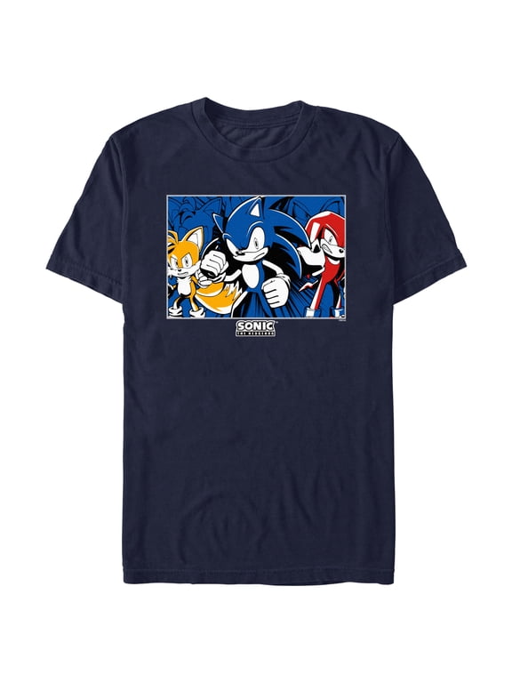 Men's Sonic the Hedgehog Trio Pose Graphic T-Shirt