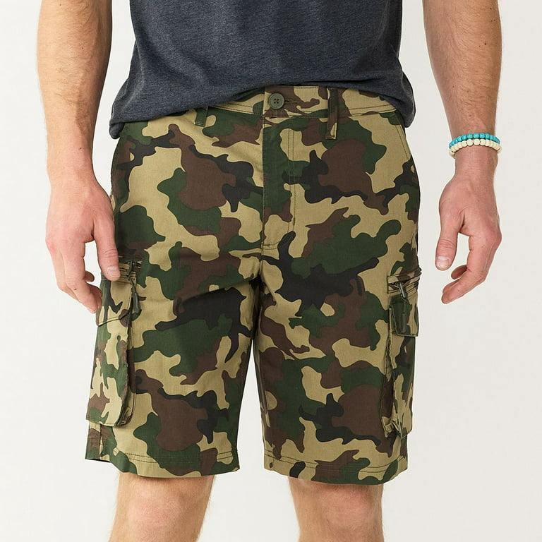 Men's Sonoma Goods For Life® 10-Inch Outdoor Flexwear Cargo Shorts B4hp (30  in) 