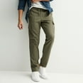 thumbnail image 1 of Men's Sonoma Goods For Life® Pull-on Cargo Pants Color: Dusty Olive Size: S, 1 of 4