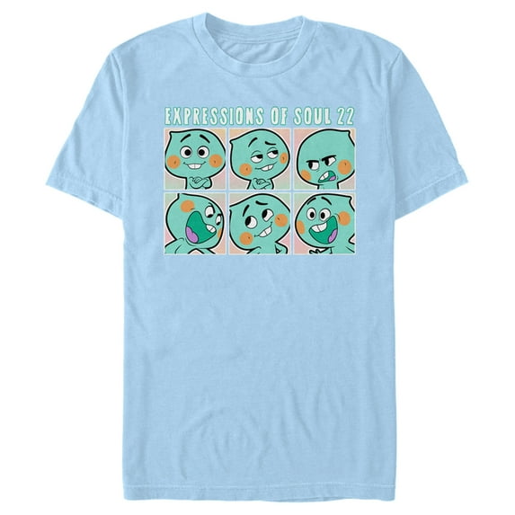 Men's Soul Expressions of 22 Graphic Tee Light Blue X Large