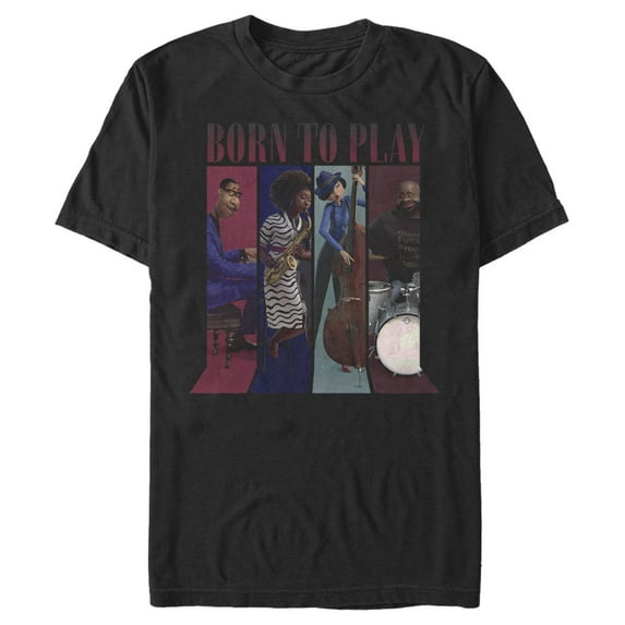 Men's Soul Half Note Band Graphic Tee Black Small
