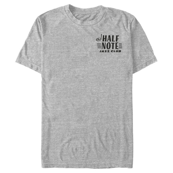 Men's Soul Half Note Club Badge  Graphic Tee Athletic Heather Small