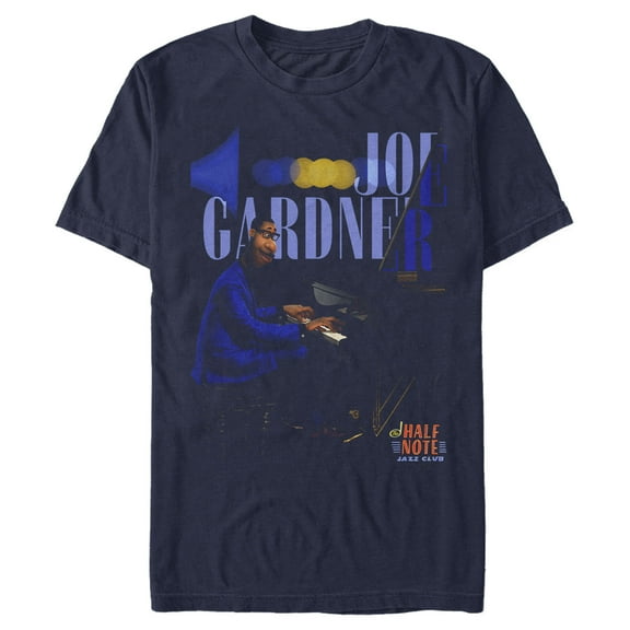 Men's Soul Joe Gardner Piano Debut  Graphic Tee Navy Blue Medium