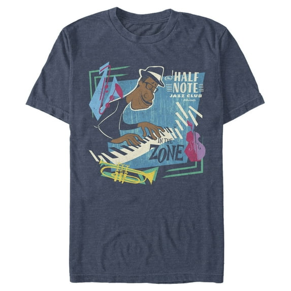 Men's Soul Joe Jazz Zone Graphic Tee Navy Blue Heather 3X Large