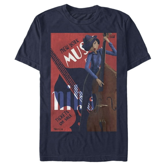Men's Soul Miho on Cello  Graphic Tee Navy Blue Large