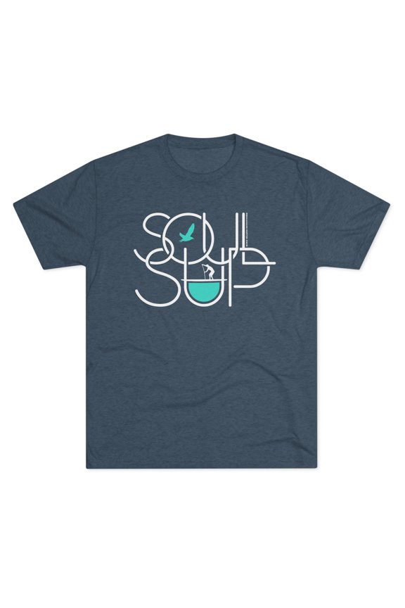 Men's "Soul SUP" Tri-Blend Crew Tee by Bird Island Outfitters