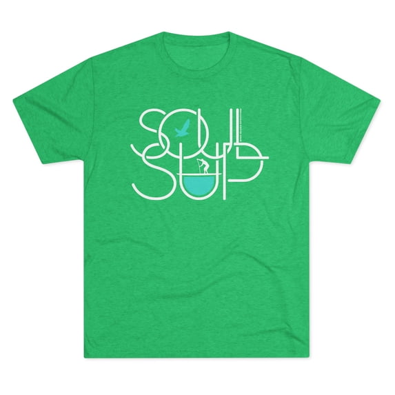 Men's "Soul SUP" Tri-Blend Crew Tee by Bird Island Outfitters